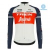 Tenue Cycliste Manches Longues et Collant à Bretelles 2020 Trek-Segafredo Hiver Thermal Fleece N001